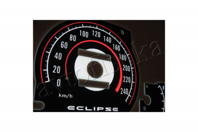 Mitsubishi Eclipse 2G светодиодные шкалы (циферблаты) на панель приборов - дизайн 2